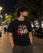 NO RULES — Men's Graphic T-Shirt Black
